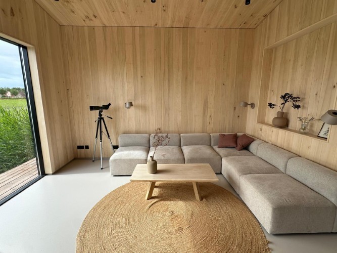 Bungalow woonkamer zithoek