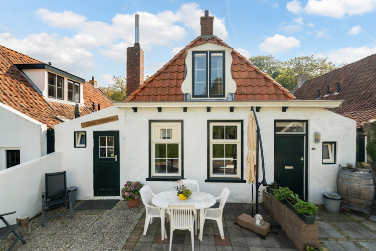 Vakantiehuisje Even Bykomme buiten