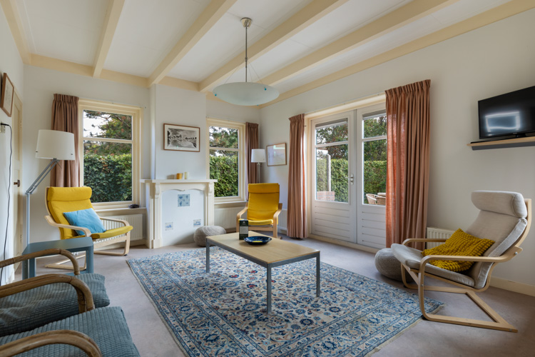 vakantiehuisje schiermonnikoog Koekoek woonkamer