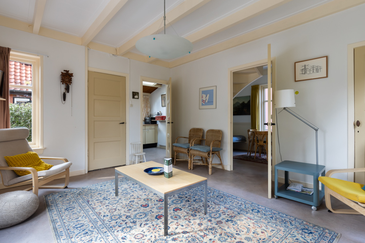 vakantiehuisje schiermonnikoog Koekoek woonkamer