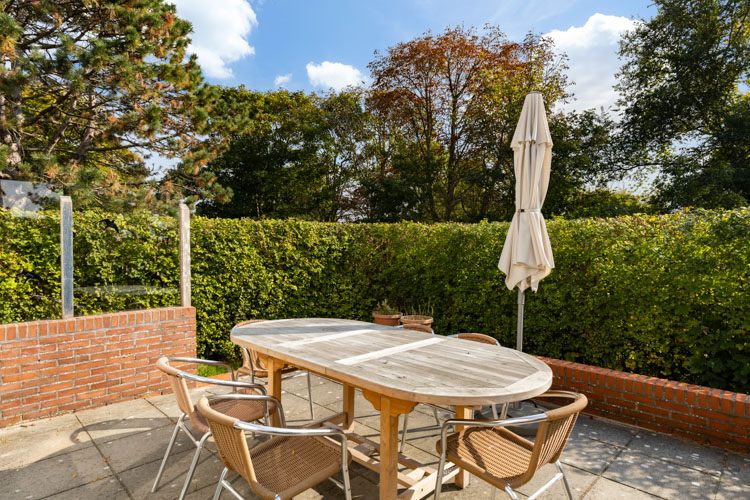 vakantiehuisje schiermonnikoog Koekoek terras zuiden
