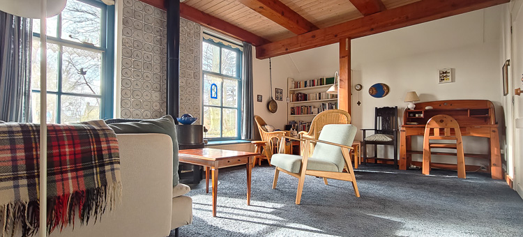 Vakantiehuisje schiermonnikoog Langestreek 132 panorama woonkamer