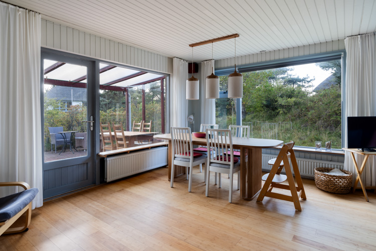 Woonkamer Winterkoning vakantiehuis Schiermonnikoog