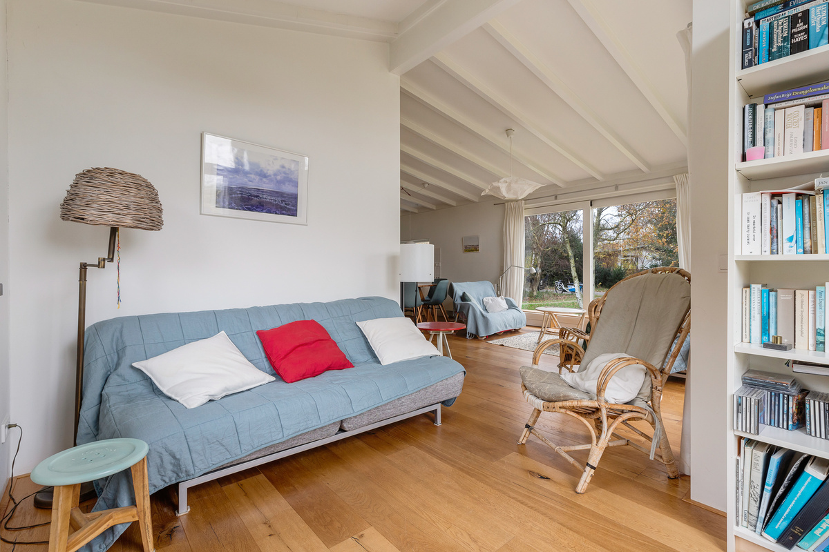 interieur leeshoek zithoek hilghehorn bungalow schiermonnikoog